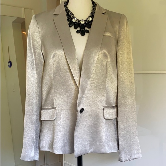 Banana Republic Jackets & Blazers - FINAL SALE Banana Republic soft silver blazer 💫